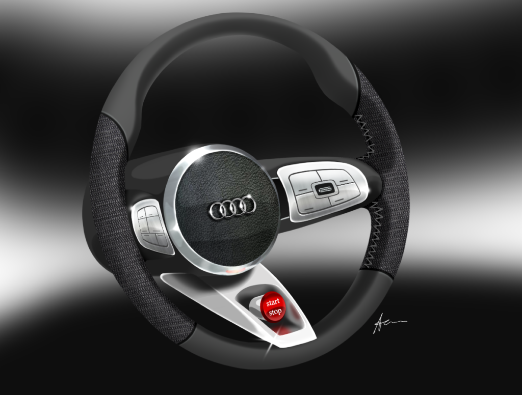 AUDI Steering wheel by Mohammad reza Azm - Design Records